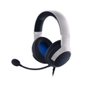 Razer Kaira X Wired Headset for Playstation 5, PC, Mac & Mobile Devices: Triforce 50mm Drivers, HyperClear Cardioid Mic, Flowknit Memory Foam Ear Cushions, On-Headset Controls - White & Black