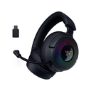 Razer Kraken V4 Wireless/Bluetooth/USB Gaming Headset Wideband Mic, Quick Volume Adjust - 9 Zone RGB Lighting - for PC, Mac, PS5, Nintendo Switch, Steam Deck, Smartphone - Black