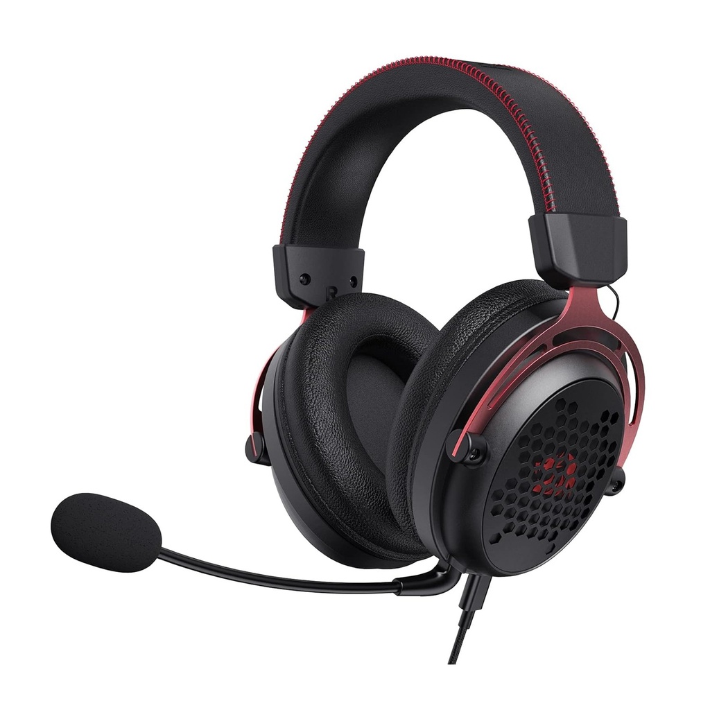 Redragon H386 Diomedes Wired Gaming Headset - Black
