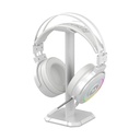 Redragon Lamia 2 Gaming Headset With 7.1 Surround And RGB Lighting With Stand - White