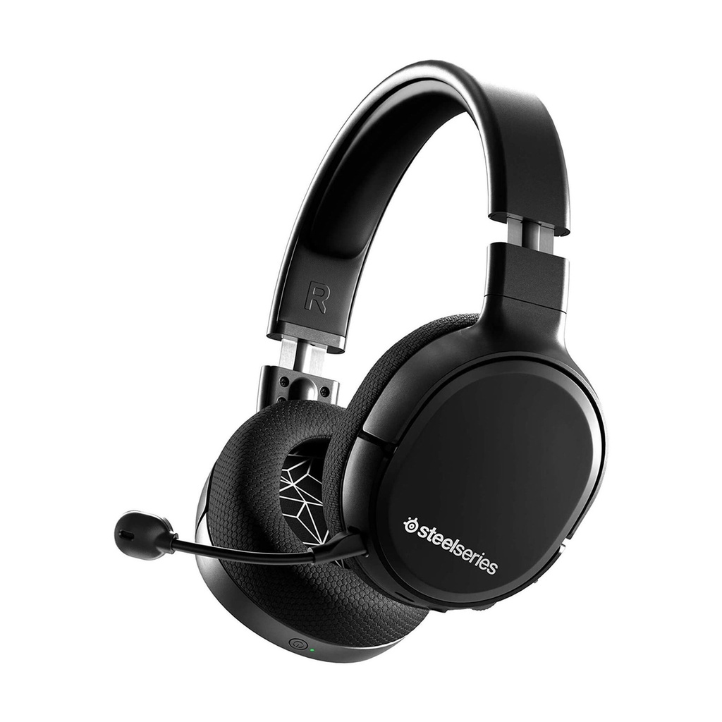 [NS015370] SteelSeries Arctis 1 Ultra-Low Latency Lossless Wireless-Wired Gaming Headset,Detachable ClearCast Mic,Noise-Cancelation, For PC,Play Station,Switch & Android - Black
