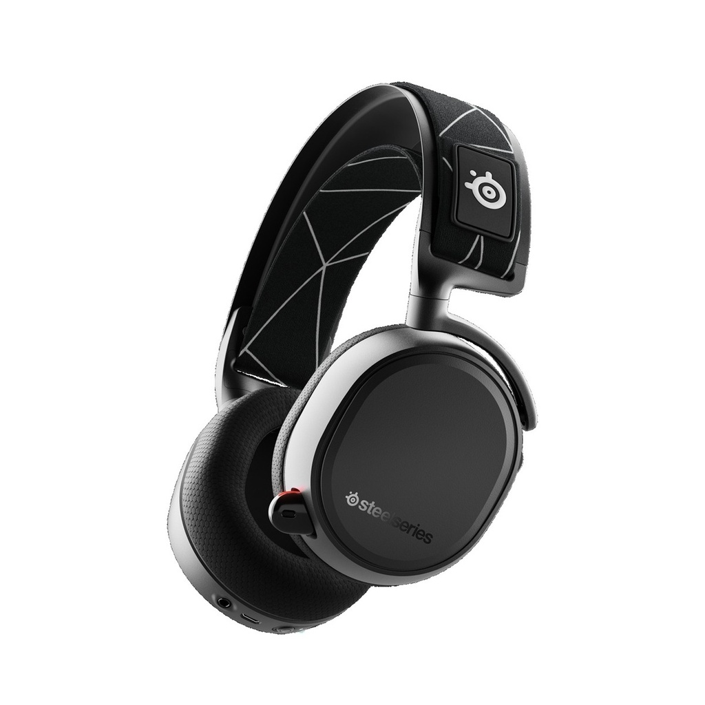 SteelSeries Arctis 9 Wireless/Bluetooth DTS Gaming Headset 20+ Hour Battery For PC,PS5/4,Switch & VR
