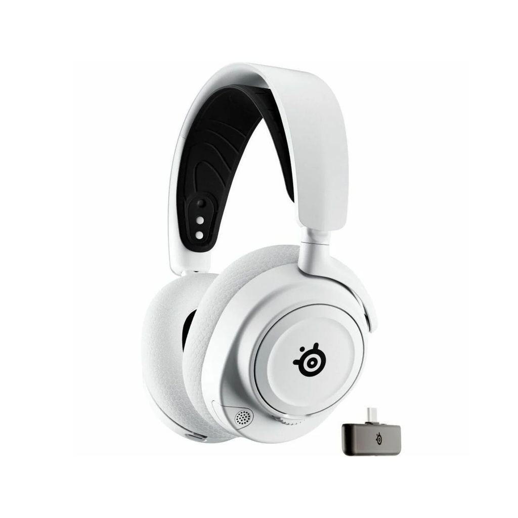SteelSeries Arctis Nova 7X Wireless/Bluetooth Gaming Headset For PC,Xbox,PlayStation Switch & Mobile - White