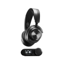 SteelSeries Arctis Nova Pro Wireless/Bluetooth High-Fidelity Gaming Headset, AI-Noise Cancellation Retractable Mic,Two Hot-Swappable Batteries (Each Up to 22 Hrs) For PC,Xbox Switch/Mobile & Smart Devices-Black