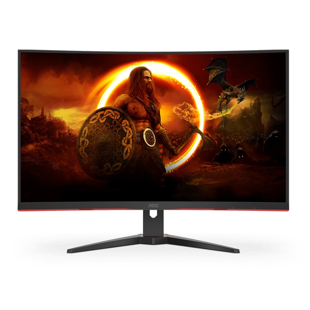 [NS027019] AOC C32G2ZE2 32 Inch VA FHD 240Hz 0.5ms Curved Gaming Monitor - Black
