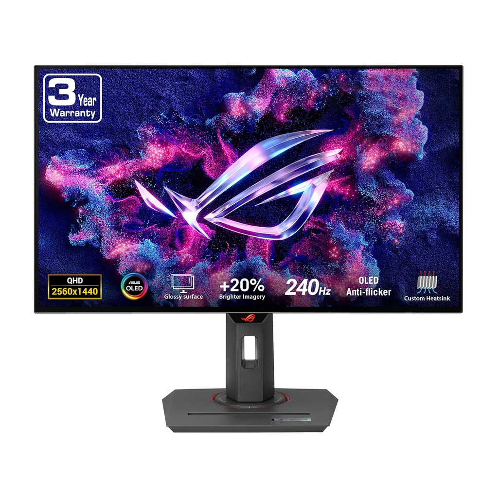 [NS016430] ASUS ROG Strix OLED XG27AQDMG 26.5″ WQHD(2560X1440) 240Hz 0.03Ms Utlra Fast Gaming Monitor