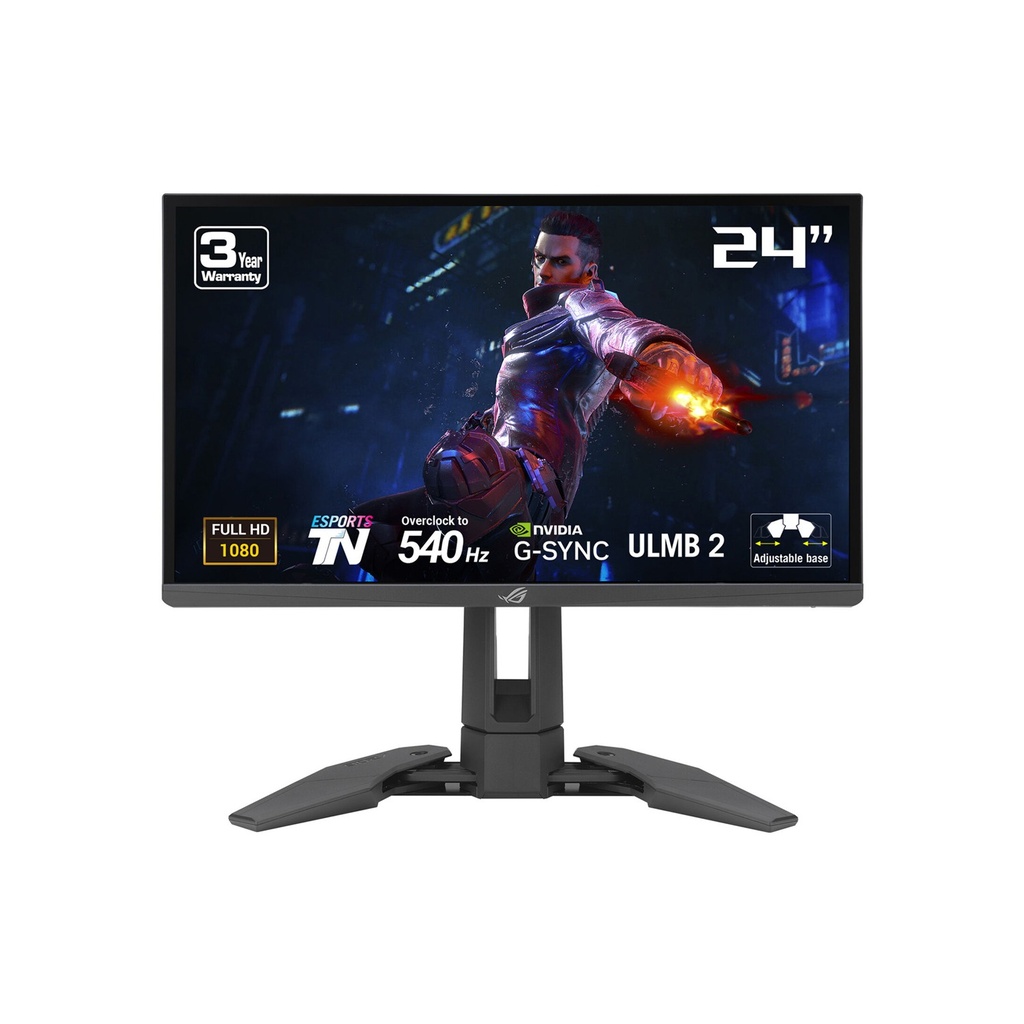 [NS013561] Asus ROG Swift Pro PG248QP 24" FHD, TN, 540Hz, 0.2ms, NVIDIA G-Sync ESports Gaming Monitor