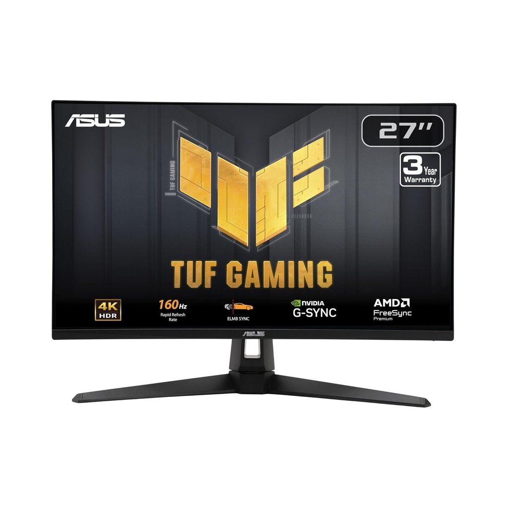 [NS028616] Asus TUF Gaming VG27UQ1A 27" 4K HDR Fast IPS 160Hz 1ms NVIDIA G-Sync and AMD FreeSync Premium Gaming Monitor