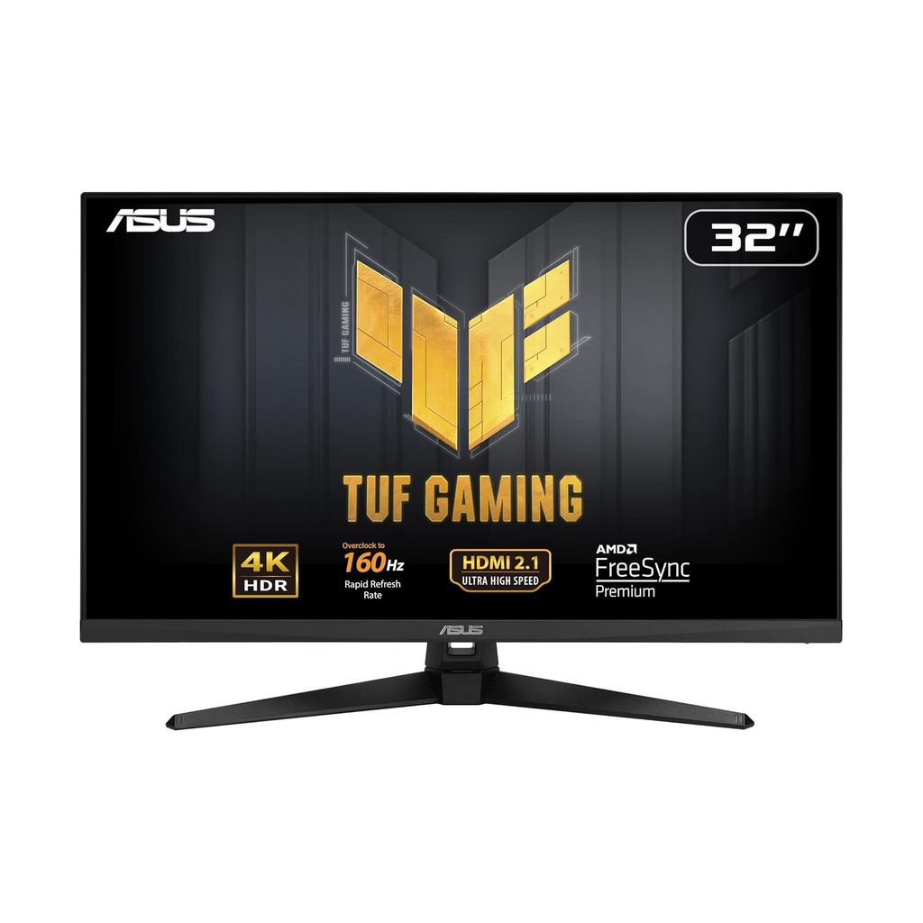 [NS014402] Asus TUF Gaming VG32UQA1A Gaming Monitor 32" 4K Overclock to 160Hz (above 144Hz)11ms With 2.1 HDMI, Freesync Premium