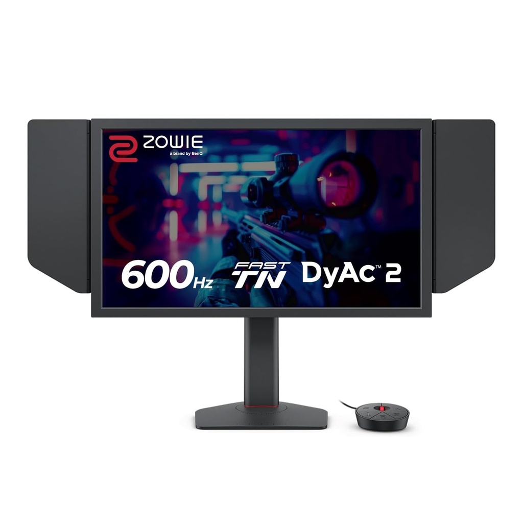 [NS029332] BenQ ZOWIE XL2586X+ 24.1" New Fast TN Panel FHD 600Hz 1ms Adjustable Stand Height. HDMI 2.1 Esports Gaming Monitor - Gray