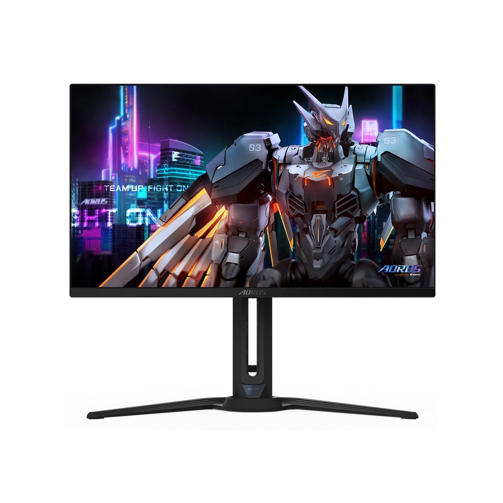 GIGABYTE Aorus FO27Q2 27" OLED QHD (2560x1440), 240Hz, 0.03ms, Flicker Free, Low Blue Light, Night Vision, HDMI 2.1, USB Type-C Gaming Monitor - Black