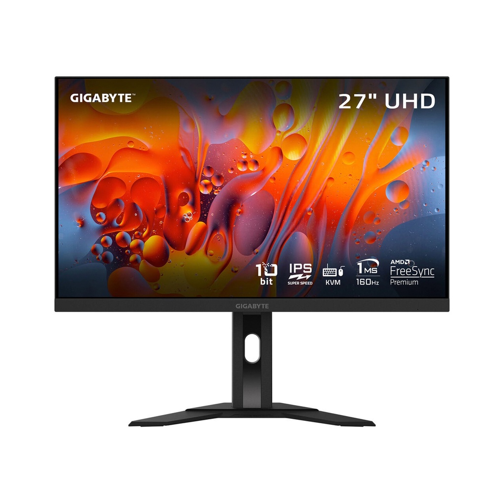 [NS030501] Gigabyte M27UA 27"UHD IPS Super Speed 160Hz 1ms HDMI 2.1 USB Type-C, KVM,Speaker, Gaming Monitor