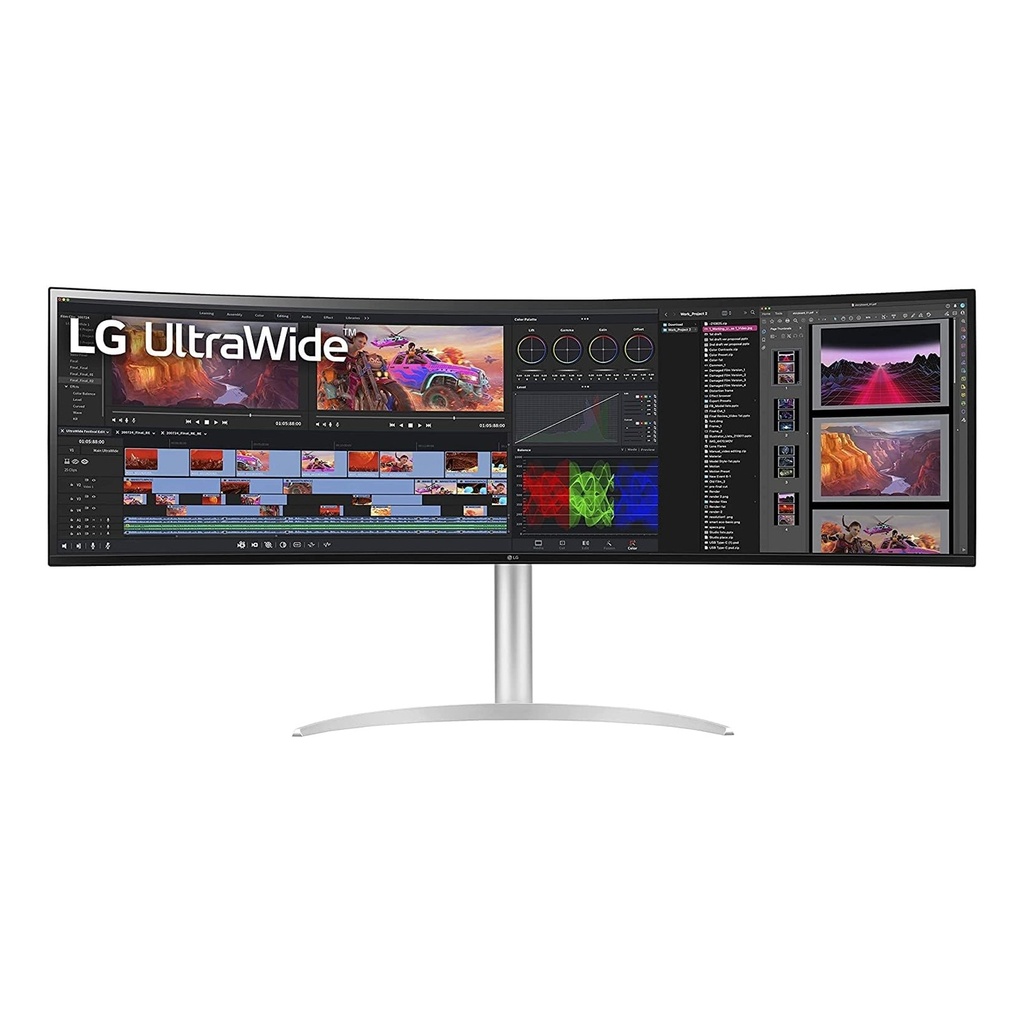 [NS007570] LG 49" Ultrawide Nano IPS Panel 144Hz 5ms Dual QHD Curved Gaming Monitor