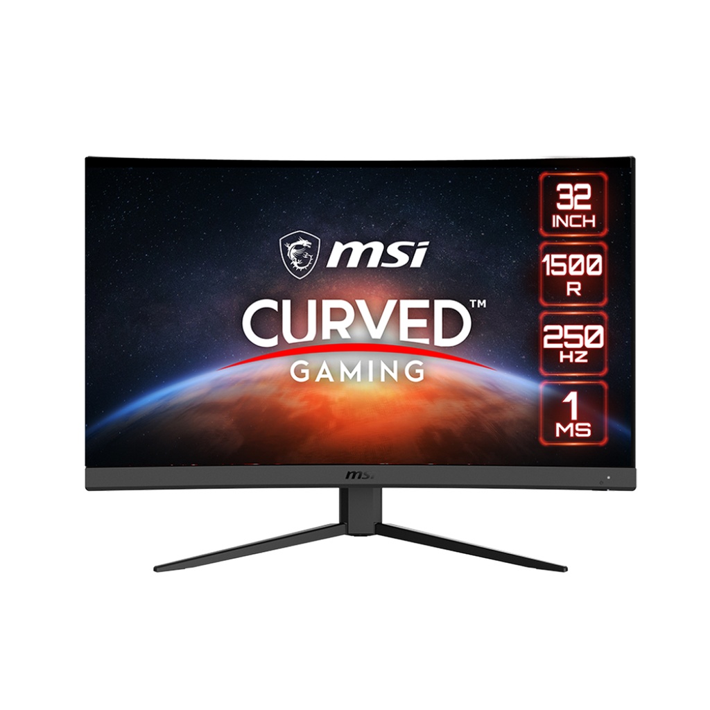 [NS011399] MSI G32C4X 31.5" FHD VA 250Hz 1ms Curved Gaming Monitor With AMD FreeSync Premium
