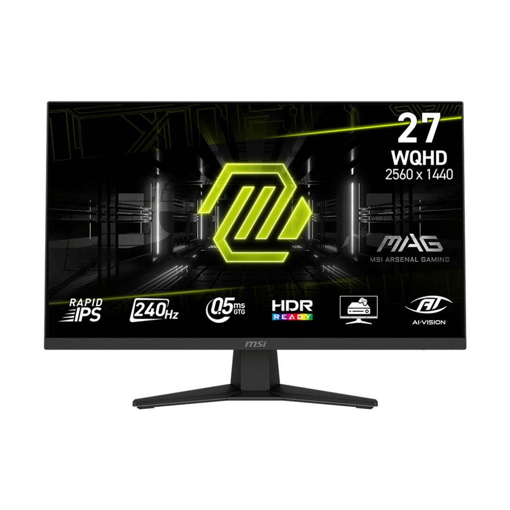 [NS031339] MSI MAG 274QF X24 27" 2K WQHD Rapid IPS 240Hz 0.5ms GTG HDR Ready FreeSync Premium Gaming Monitor
