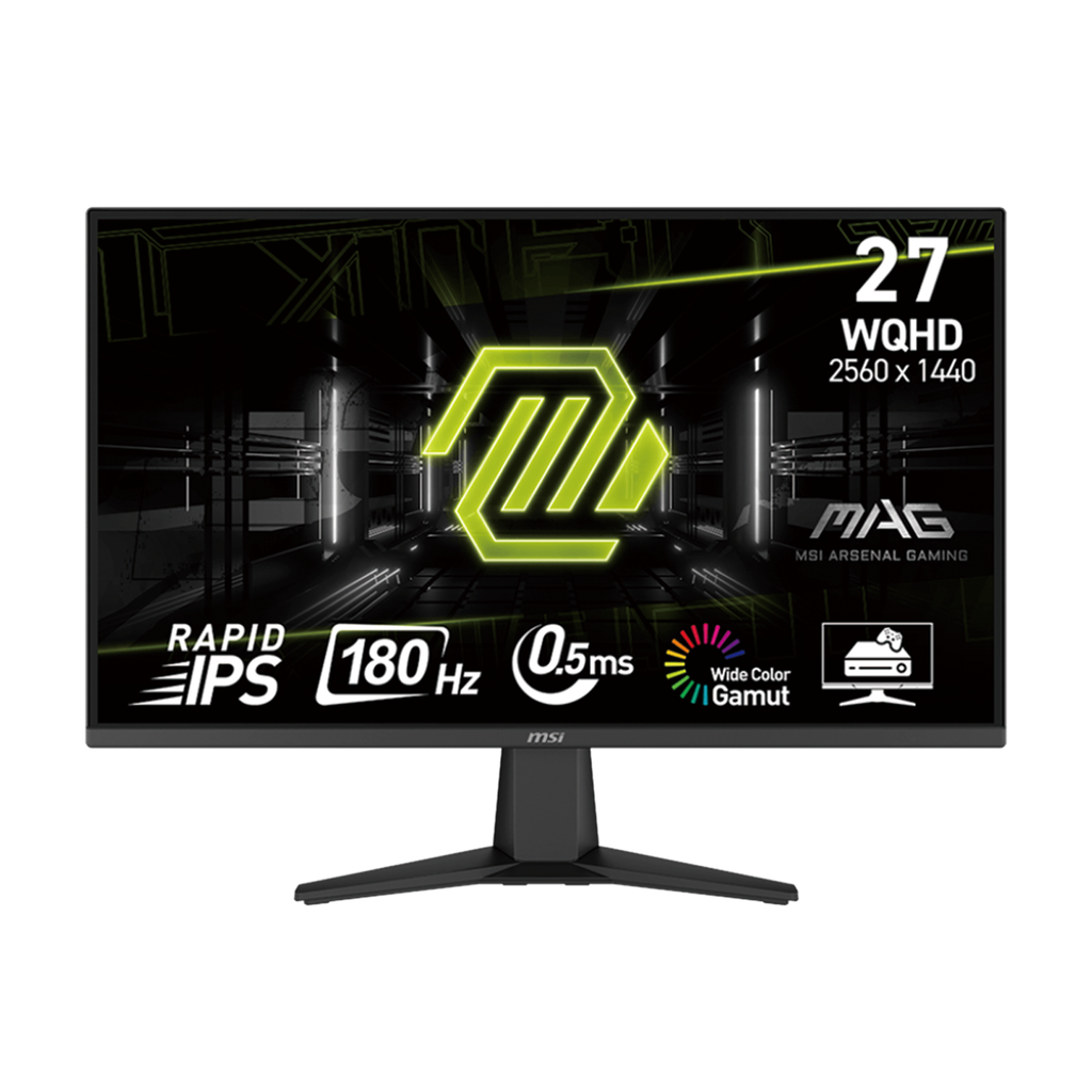 [NS026612] MSI MAG 275QF 27-Inch IPS Panel WQHD (2560X1440) 180Hz 0.5Ms, Wide Colour Gamut, HDR Ready, Console Mode, Gaming Monitor