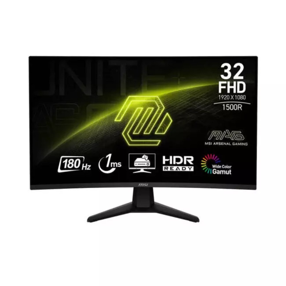 MSI MAG G32C6 32"FHD VA 180Hz 1ms HDR Ready, Console Mode Curved Gaming Monitor