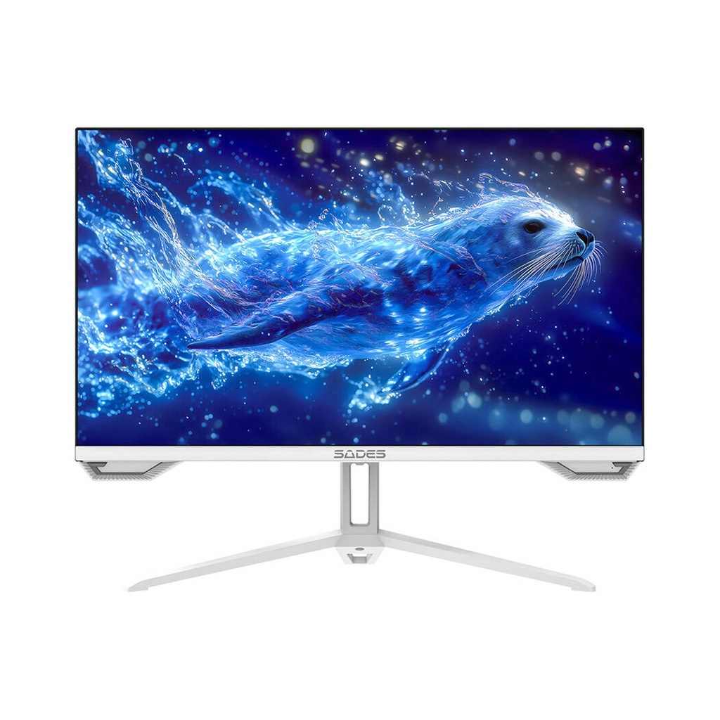 Sades SL-Sealion Pro 27",IPS Panel FHD 144Hz 1ms HDMI 2.1, Flat Gaming Monitor - White