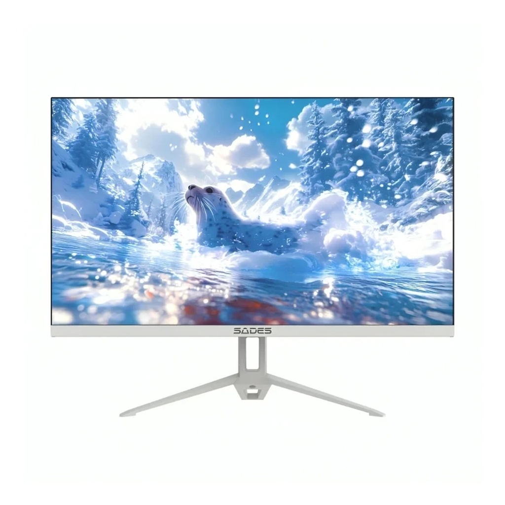 [NS029466] Sades ST-Deal 22" IPS Panel FHD 120Hz 1ms HDMI 2.1, Blue Light Protection Gaming Monitor - White