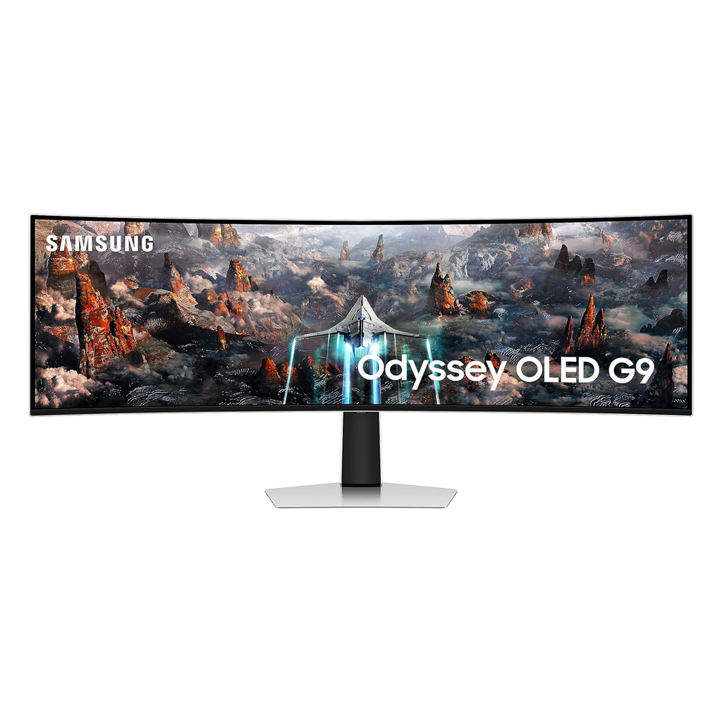 [NS026720] Samsung 49″ Odyssey OLED G9 240Hz 0.03ms DQHD HDMI 2.1 HDR 400 Curved Gaming Monitor