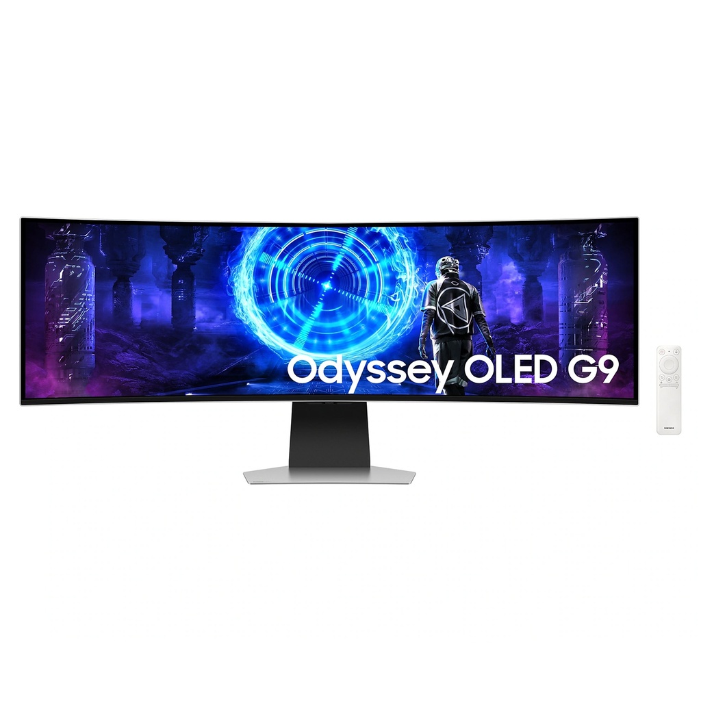 [NS028951] Samsung Odyssey G9 49" OLED DQHD 240Hz 0.03ms, 1800R With FreeSync Premium Pro, G-Sync Compatible Curved Gaming Monitor