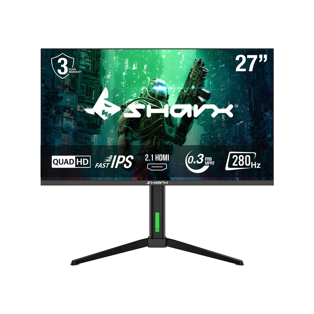 Sharx Profin 27" IPS QHD 280Hz 0.3ms AMD FreeSync & Nvidia G-Sync - HDMI 2.1 (Console Compatible)