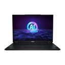 MSI Stealth 18 AI Studio A1VHG Gaming Laptop, Intel Core Ultra 9 185H Processor, 32GB DDR5 RAM, 1TB NVMe SSD, RTX 4080 12GB GPU, 18” UHD+ (3840x2400) MiniLED, 120Hz Display, RGB Keyboard, Windows 11 Home - Black | 9S7-183111-008