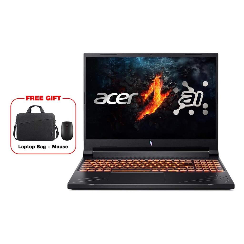 Acer Nitro V 16 Core i7-14650HX 16GB RAM 512GB SSD NVIDIA GeForce RTX 4050 6GB 16" WUXGA IPS 165Hz (Windows 11 Pro License) - Obsidian Black