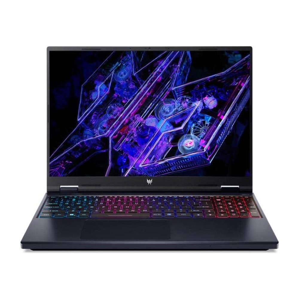 [NS030483] Acer Predator Helios Neo 16 AI Gaming Laptop, Intel Core Ultra 9-275HX Processor 16GB DDR5 RAM, 1TB NVMe SSD, RTX 5060 8GB Graphics, 16" WQXGA IPS 180Hz Display, RGB Backlit Keyboard, Windows 11 Pro License, Abyssal Black | NH.QVUEM.002