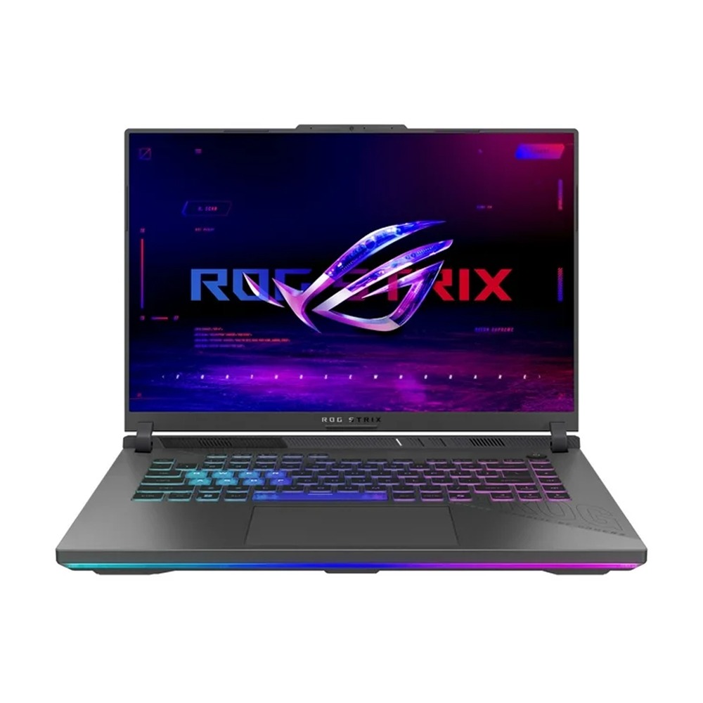 [NS030550] Asus Rog Strix G16 Gaming Laptop, AMD Ryzen 9-9955HX Processor, 16GB DDR5 RAM, 1TB NVMe SSD, RTX 5060 8GB VGA, 16" WUXGA 165Hz IPS Display, RGB Backlit Chiclet Keyboard, Windows 11 Home, Eclipse Gray | 90NR0L17-M00010
