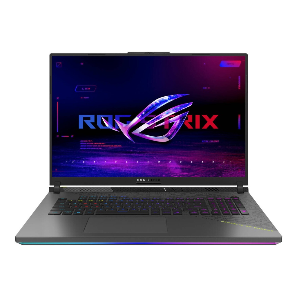 Asus Rog Strix G18 G814FP-WS96 Gaming Laptop, AMD Ryzen 9-9955HX Processor, 32GB DDR5 RAM, 1TB NVMe SSD, RTX 5070 8GB VGA, 18" 2.5K WQXGA IPS 240Hz Display, RGB Keyboard, Windows 11 Home, Eclipse Gray | 90NR0L58-M00010