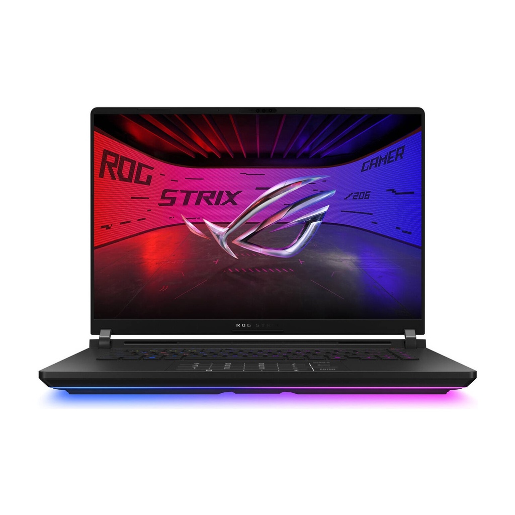 [NS031615] ASUS ROG Strix SCAR 16 G635LX Gaming Laptop, Intel Core Ultra-9 275HX Processor, 64GB Ram, 2TB SSD, RTX 5090 24GB Graphics, 16" 2.5K 240Hz Display, Backlit Chiclet Per-Key RGB English/Arabic Keyboard, Windows 11 Home, Black | 90NR0L81-M001C0