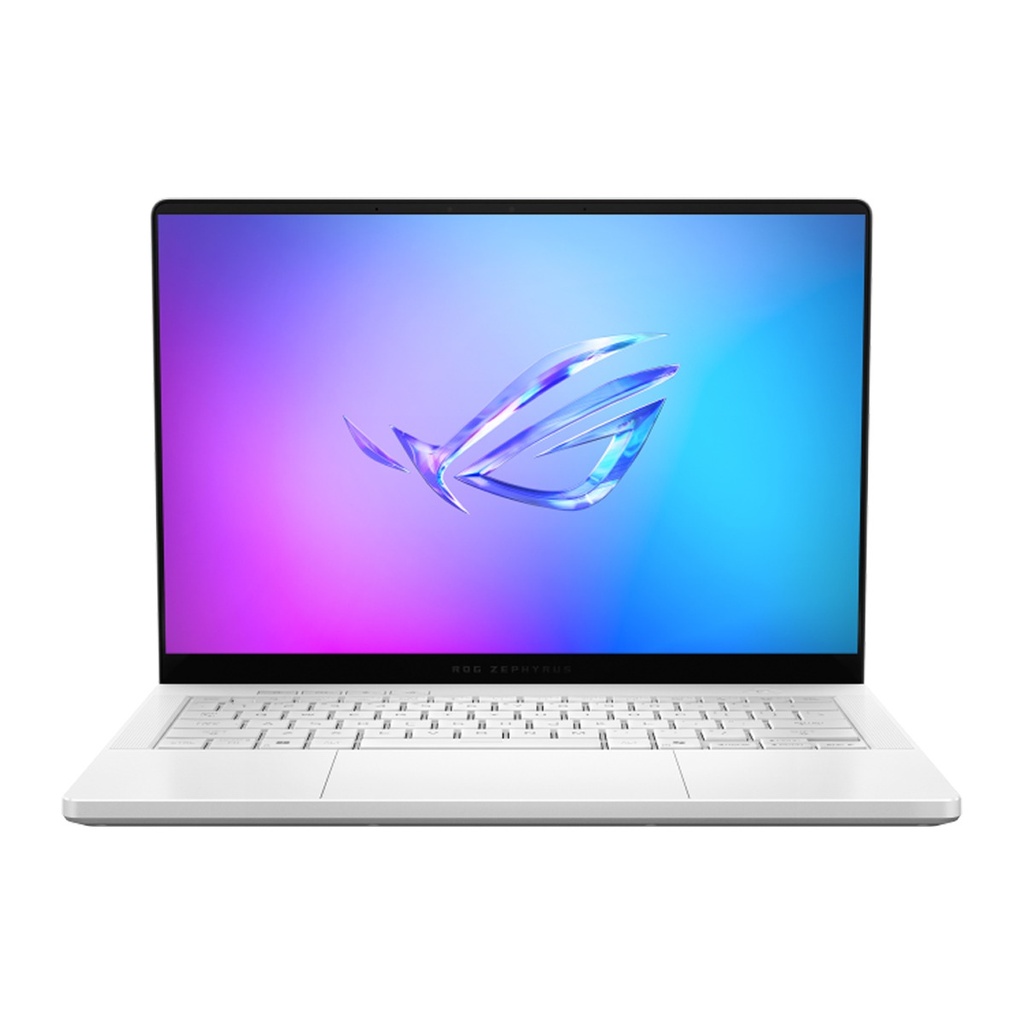 [NS030184] Asus ROG Zephyrus G14 Gaming Laptop, Ryzen AI 9 HX 370 Processor, 32GB DDR5 RAM, 1TB NVMe SSD, RTX 5070 Ti 12GB VGA, 14" 3K OLED 120Hz ROG Nebula Display, RGB Backlit Keyboard, Windows 11 - White | 90NR0M54-M004R0