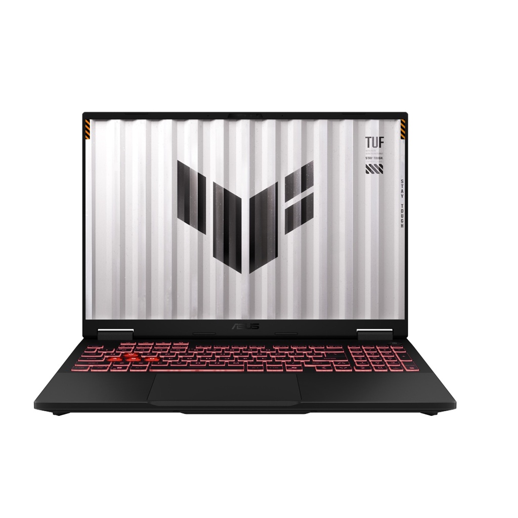 [NS031762] Asus TUF Gaming A16 FA608PM-9161W Gaming Laptop, AMD Ryzen™ 9 8940HX Processor, 16GB DDR5 RAM, 1TB NVMe SSD, RTX 5060 8GB GPU, 16″ FHD+ (1920 × 1200) IPS 165Hz Display, Backlit Chiclet Keyboard, Windows 11 Home, Jaeger Gray | 90NR0MC1-M003X0