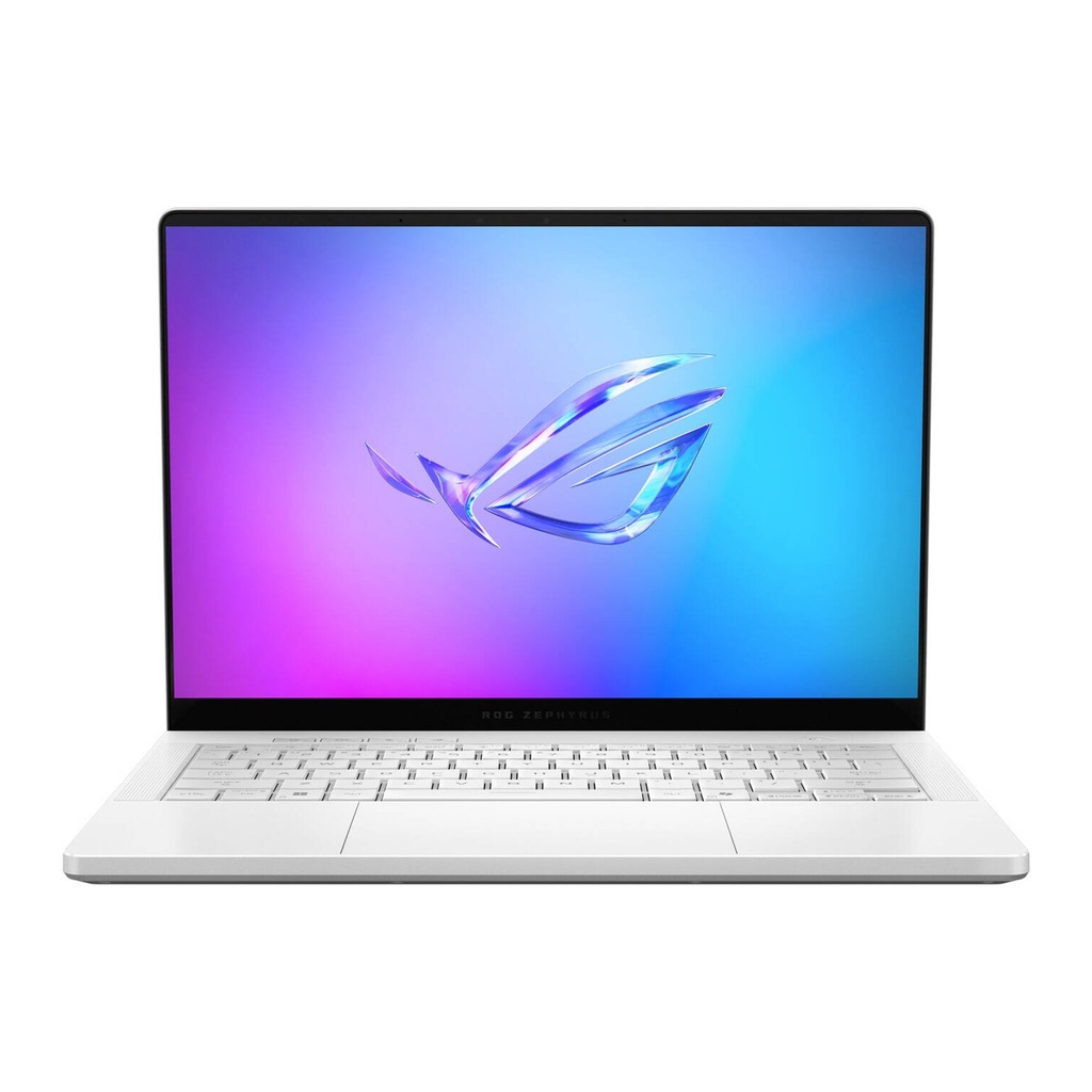 Asus Zephyrus G14 Gaming Laptop, AMD Ryzen 9-270 Processor, 16GB Ram, 1TB SSD, Geforce RTX 5060 8GB, 14" OLED WQXGA 120Hz Display, Backlit Keyboard, Windows 11 Home, Platinum White | 90NR0M82-M00030