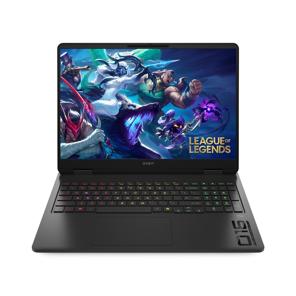 [NS030172] HP Omen (16-AP0053DX) Gaming Laptop, AMD Ryzen 9-8940HX Processor, 32GB DDR5 Ram, 1TB Gen4 NVMe SSD, RTX 5060 8GB GPU, 16" 2K 144Hz IPS Display, RGB backlit Keyboard, Wi-Fi 6E+BT 5.3, Windows 11 - Shadow Black