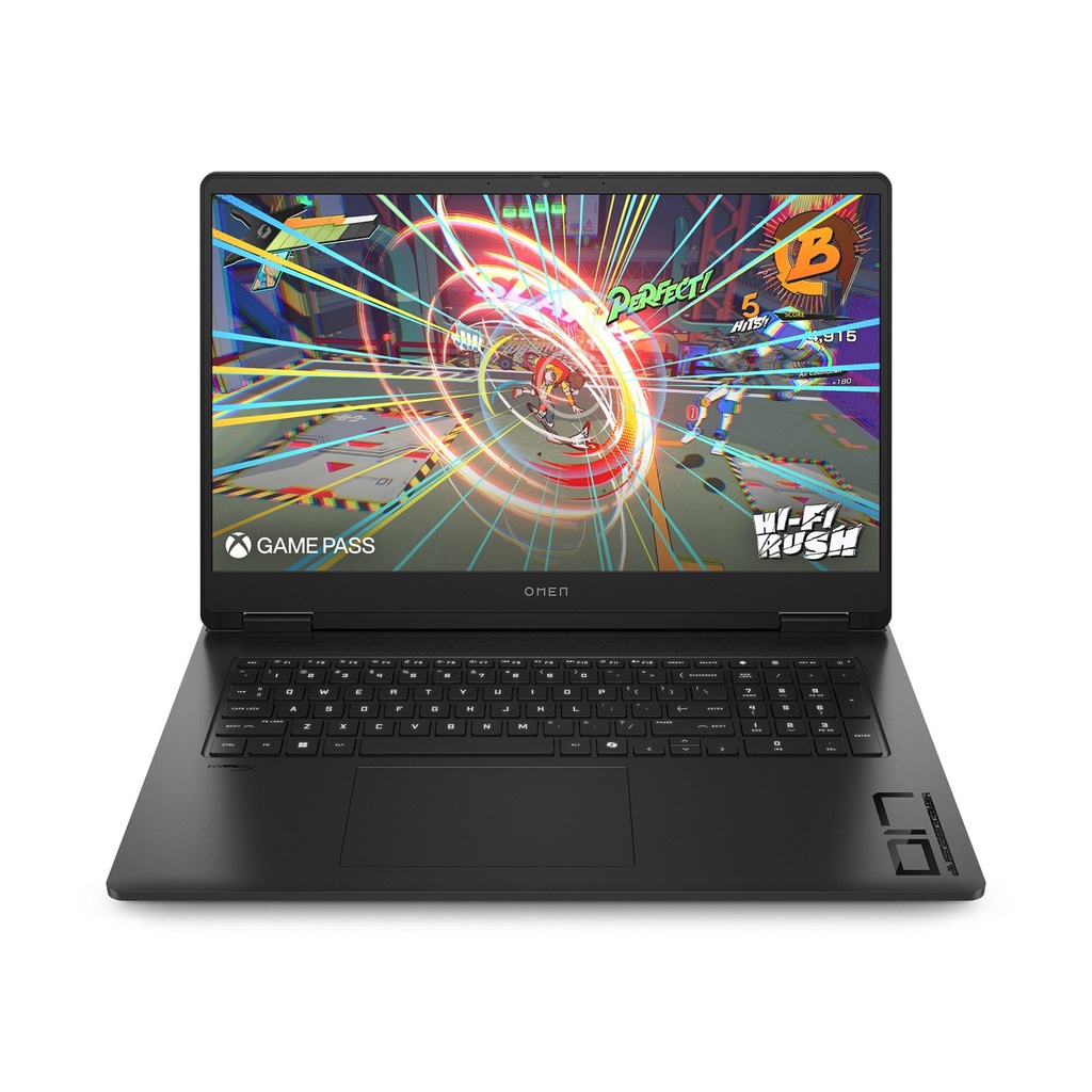 [NS030509] HP Omen (17-DB1097NR) Gaming Laptop, AMD Ryzen™ AI 7 350 Processor 5.0GHz, 32GB DDR5 Ram, 1TB Gen4 NVMe SSD, RTX 5070 8GB GPU, 17.3" QHD IPS, 240Hz Display, 1-Zone RGB Backlit Keyboard, Windows 11 Home, Shadow Black | B98J8UA#ABA