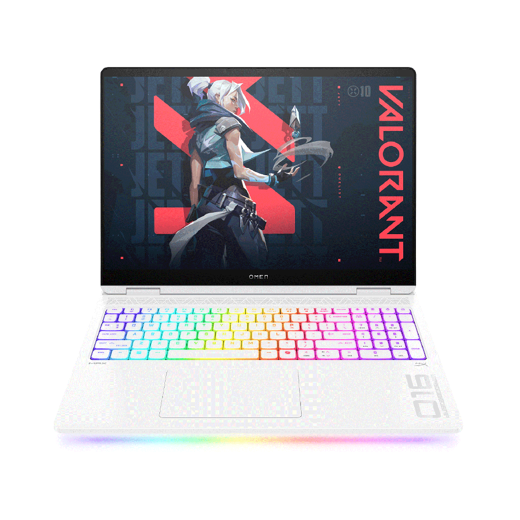 HP Omen Max(16T-AH000) Gaming Laptop, Intel Core Ultra 9 275HX Processor, 64 GB DDR5-5600 RAM, 2 TB NVMe SSD, RTX 5090 Laptop GPU (24 GB), 16" WQXGA OLED 240Hz Display, Full-size, per key RGB backlit Keyboard, Windows 11, Glacier White | A4NQ6AV-10