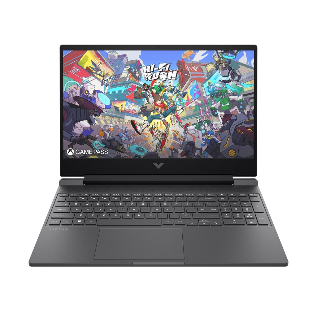 HP Victus (15-FB3093DX) Gaming Laptop, AMD Ryzen 7-7445HS Processor, 16GB DDR5 Ram, 512GB NVMe SSD, RTX 4050 6GB VGA, 15.6" FHD 144Hz Display, Backlit keyboard, Windows 11 Home, Mica Silver | BM4X8UA#ABA
