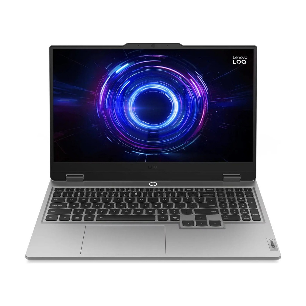 [NS030298] Lenovo Loq 15IRX10 Gaming Laptop, Intel Core i7-13700HX Processor, 24GB DDR5 RAM, 512GB NVMe SSD, NVIDIA GeForce RTX 5060 8GB Graphics, 15.6" FHD IPS 144Hz Display, White backlight, Windows 11 Pro License - Luna Grey | 83JE00KUAX