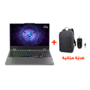 Lenovo Loq 15IRX9 Gaming Laptop, 13th Gen, Intel Core i7-13650HX Processor, 24GB RAM, 512GB SSD, NVIDIA GeForce RTX 4050 6GB 15.6" FHD Windows 11 Pro (License) - Luna Grey + Lenovo Backpack + Lenovo USB Mouse