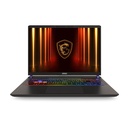 MSI Vector (A2XWHG-275US) Gaming Laptop, Intel Core Ultra 7-255HX Processor, 16GB DDR5 Ram, 1TB NVMe SSD, RTX 5070Ti 12GB VGA, 16" FHD+ 144Hz Display, RGB Keyboard, Windows 11 Home - Cosmos Gray | 9S7-15M352-275