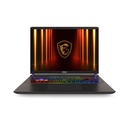 MSI Vector 16 HX A2XWIG-400US Gaming Laptop, Intel Core Ultra 9-275HX Processor, 16GB Ram DDR5, 1TB SSD Storage, RTX 5080 16GB VGA, 16" QHD + 240Hz IPS Display, Windows 11 Home - Cosmos Gray