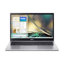 Acer Aspire 3 Intel Core i5-1235U 8GB Ram 512GB SSD Intel Iris Xe Graphics 15.6" FHD Windows 11 Pro (License) - Pure Silver