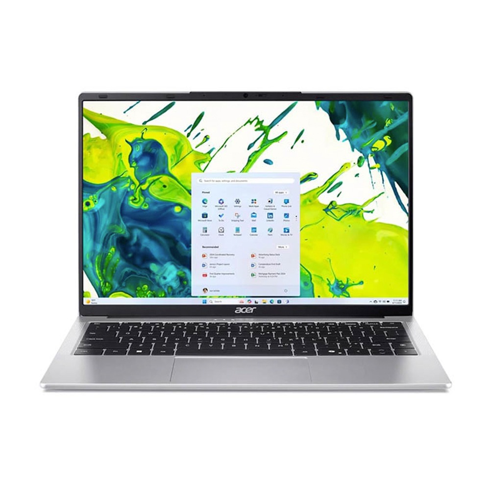 [NS031776] Acer Aspire Lite Intel Core i3-N355 Processor, 256GB SSD M.2, 8GB DDR5 RAM, Intel UHD Graphics, 14.0" WUXGA IPS Display, Wi-Fi 6 + Bluetooth 5.1, Windows 11 Pro (License), Light Silver | NX.D2ZEM.002