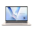 Asus Vivobook 14 X1407QA-LY046W Laptop, Snapdragon X X1 26100 Processor, 16GB RAM, 1TB SSD, Qualcomm Adreno GPU, 14.0" WUXGA IPS Anti-Glare Display, Backlit Chiclet Keyboard, FHD Camera, Windows 11 Home - Platinum Gold