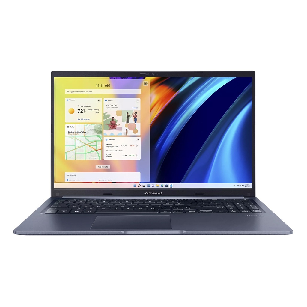 [NS031765] Asus Vivobook 15 M1502YA-NJ116W Laptop, AMD Ryzen 7 7730U Processor, 16GB DDR4 RAM, 512GB SSD NVMe, AMD Radeon Graphics, 15.6" FHD 60Hz Display, Backlit Chiclet Keyboard, Windows 11 Home, Quiet Blue | 90NB0X21-M00PC0