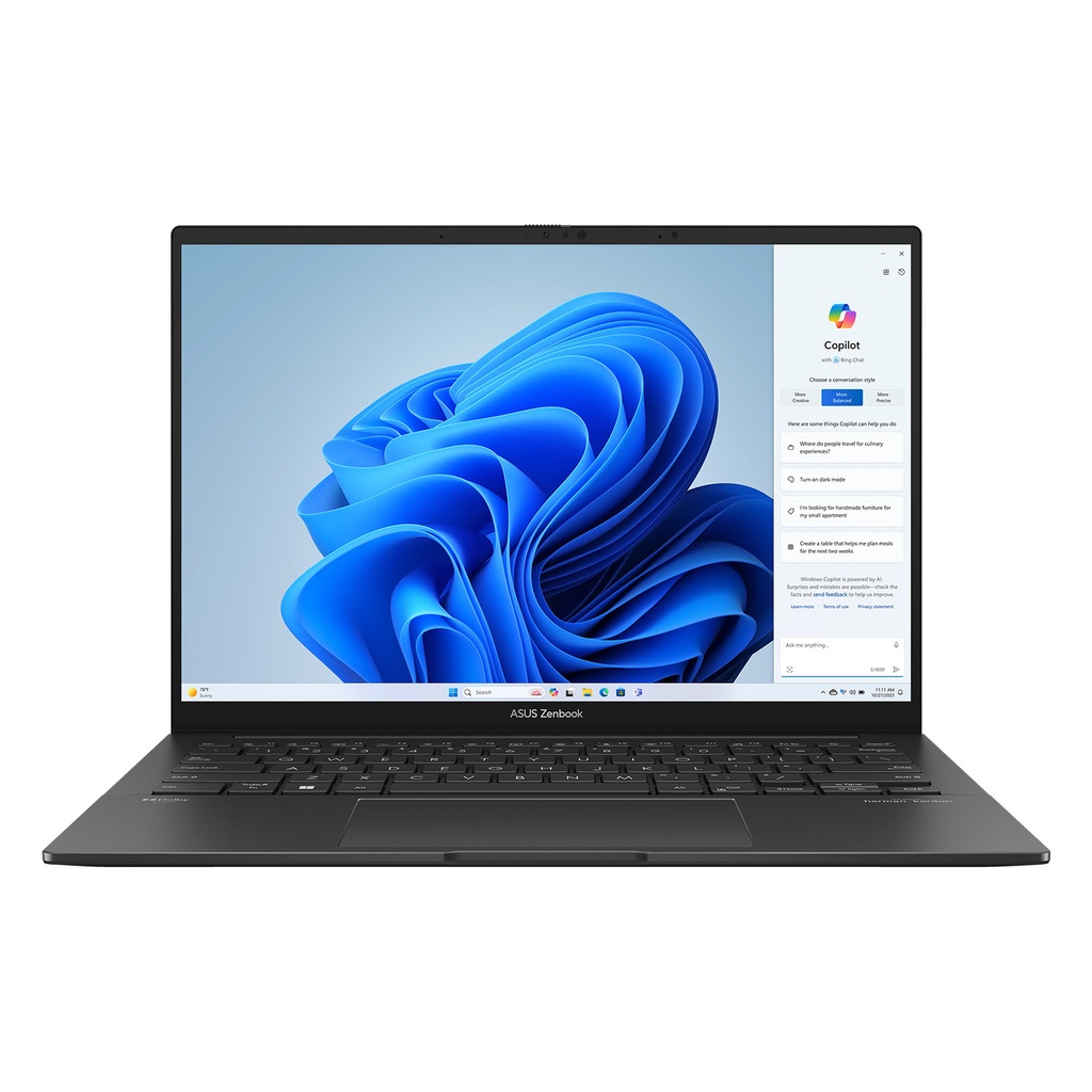 [NS028069] Asus ZenBook Q415M Core Ulta 5-125H 8GB RAM 512GB SSD Intel Arc Graphics 14" OLED WUXGA Touch Screen (Windows 11 Home) - Jasper Grey