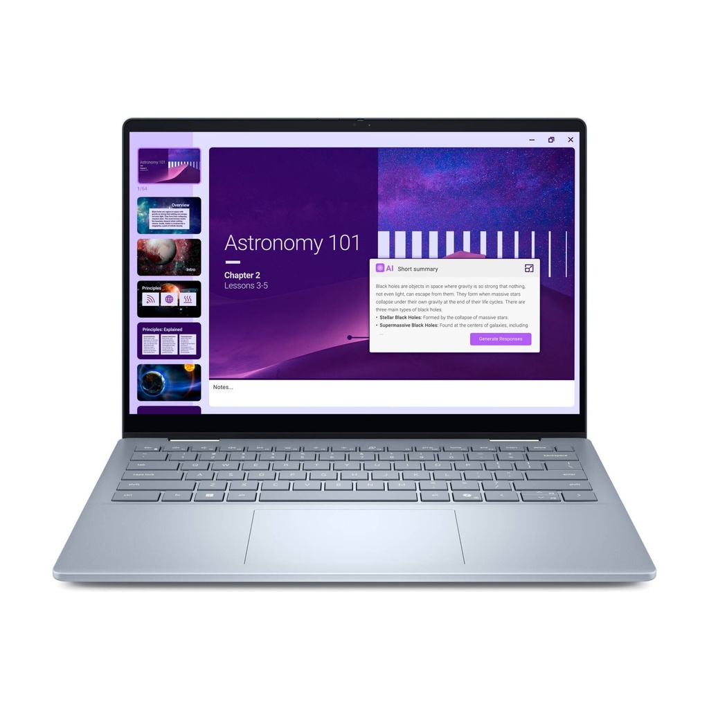 [NS031366] Dell 14 Plus 2-in-1 Touch Screen Laptop, Intel Core Ultra 7 256V Processor, 16GB RAM, 1TB SSD, Intel Arc Graphics, 14" FHD+ Touch Display, Backlit Copilot Key Keyboard, Windows 11 Home, Ice Blue | LDB04250-7137BLU-PUS