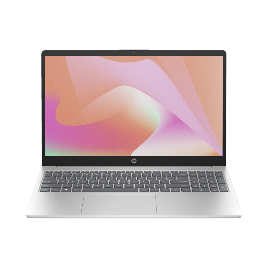 HP (15-FD0371NIA) Laptop, 13th Gen. Intel Core i7-1355U Processor, 8GB Ram, 512GB SSD, Geforce Graphic 2GB VGA, 15.6" FHD (1920 x 1080) Display, Windows 11 Pro (License) - Silver